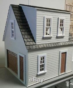 112 1 Scale Miniature Lansdowne 1-Car Garage/Workshop Dollhouse Kit 0001195