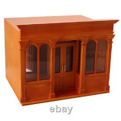 112 House woodenDollhouse Miniaturel European Room Box Empty Room Display Box
