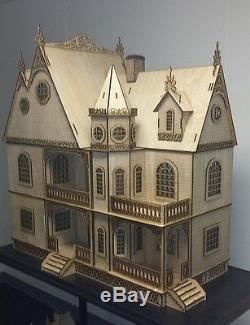 112 Scale Jasmine Gothic Victorian Dollhouse Kit 0000356