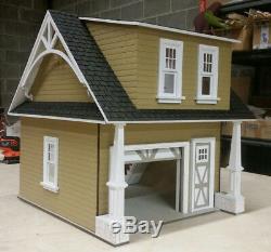112 Scale Miniature Craftsman 1-Car Garage/Workshop Laser Dollhouse Kit 0001781