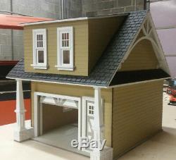 112 Scale Miniature Craftsman 1-Car Garage/Workshop Laser Dollhouse Kit 0001781