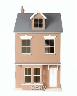 112 Scale Welsh Terrace Dolls House Flat Pack Unpainted MDF Wood Kit