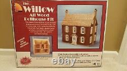112 Willow Classic Colonial Dollhouse Wood Kit NIB Corona Concepts