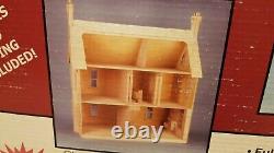 112 Willow Classic Colonial Dollhouse Wood Kit NIB Corona Concepts