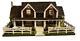 1144 Scale Dollhouse KIT Tiny Ranch House 6 Room Home Includes Greenery