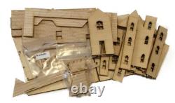 1144 Scale Dollhouse KIT Tiny Victorian Gothic Mansion 9 Rooms with Greenery