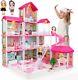 11 Room Dream House Size Dollhouse Furniture Girls Playhouse Fun Play Townhouse