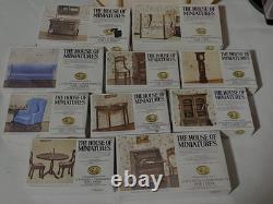 11 VTG House of Miniatures Kit Doll Furniture Chippendale Circa 1700-1800