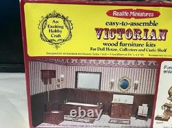 11 VTG House of Miniatures Kit Doll Furniture Chippendale Circa 1700-1800