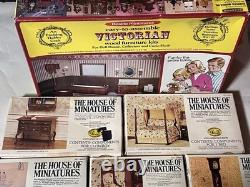 11 VTG House of Miniatures Kit Doll Furniture Chippendale Circa 1700-1800