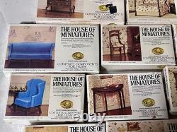 11 VTG House of Miniatures Kit Doll Furniture Chippendale Circa 1700-1800
