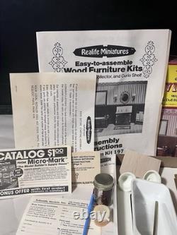 11 VTG House of Miniatures Kit Doll Furniture Chippendale Circa 1700-1800