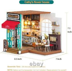 120 Miniature House Kits-Tiny House Kit-Diy Miniature Dollhouse Kits for Adults