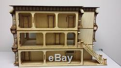 124 1/2 Scale Miniature Lisa San Francisco Painted Lady Dollhouse Kit 0000371