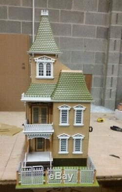 124 1/2 Scale Miniature Stansfield Victorian Side Open Dollhouse Kit 0000368