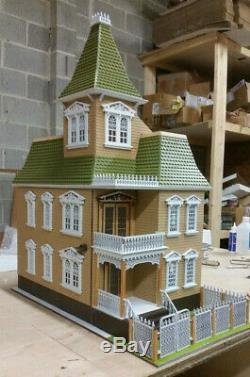 124 1/2 Scale Miniature Stansfield Victorian Side Open Dollhouse Kit 0000368