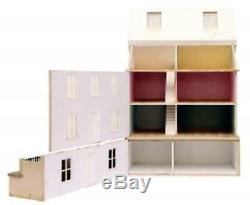 124 Scale Dolls House Willow Cottage & Basement Kit MDF Flat Pack