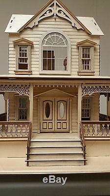 124 Scale Little Briana Country Victorian Cottage Dollhouse Kit 0000382