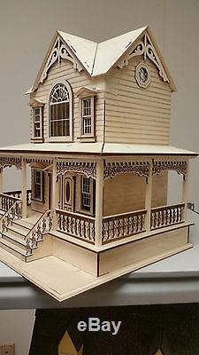 Little Briana Country Victorian Cottage 1:24 Scale Dollhouse NO Shingles 