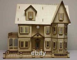 124 Scale Miniature Dollhouse Kit-Stephanie Country-by Laser Dollhouse Designs