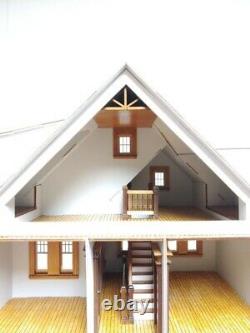 124 Scale Wooden Dollhouse Mansion Kit Easy Build