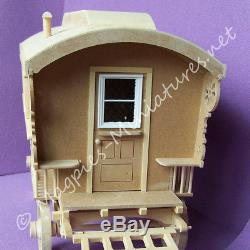 12th scale Miniature Gypsy Caravan Kit McQueenie Miniatures