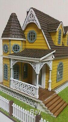 148 1/4 Scale Jasmine 2 Gothic Victorian Cottage Laser Dollhouse Kit 0002084