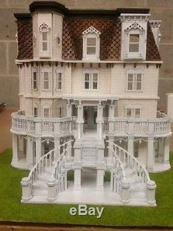 148 Scale Hegeler Carus Mansion Dollhouse Kit 0000390