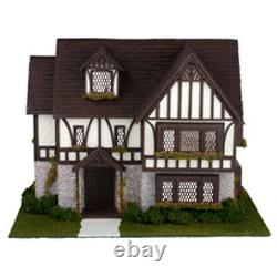 148 or 1/4 Scale Dollhouse Miniature Tudor Style Dollhouse Kit 0002413