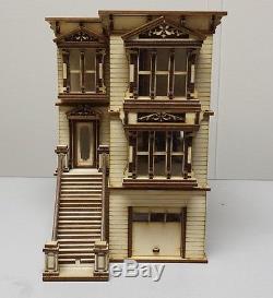148 or 1/4 Scale Lisa San Francisco Painted Lady Dollhouse Kit 0000393