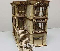 148 or 1/4 Scale Lisa San Francisco Painted Lady Laser Dollhouse Kit 0000393