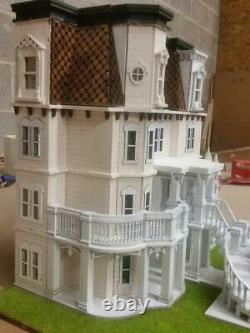 148 (quarter Scale) Miniature Dollhouse Kit Hegeler Carus Mansion 80020