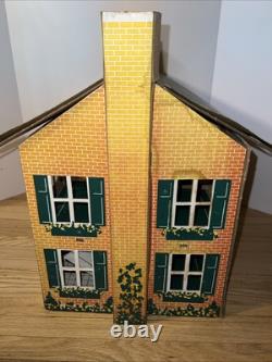 1933 Sutherland Paper Co No 200 Playtown Cardboard Dollhouse Kalamazoo MI HTF