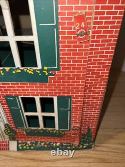 1933 Sutherland Paper Co No 200 Playtown Cardboard Dollhouse Kalamazoo MI HTF