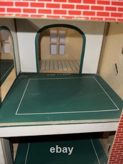 1933 Sutherland Paper Co No 200 Playtown Cardboard Dollhouse Kalamazoo MI HTF
