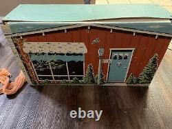 1963 Tammy Dream Cardboard Doll House Ideal Toy 9308 Vintage trunk house kit