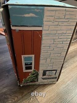 1963 Tammy Dream Cardboard Doll House Ideal Toy 9308 Vintage trunk house kit