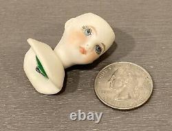 1977 Artisan Dollhouse Miniature Doll DIY Kit Hand Painted 1.25 Porcelain Bust