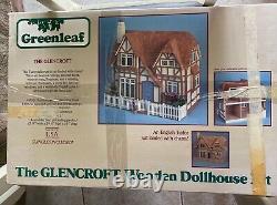 1983 Greenleaf The GLENCROFT Wooden Dollhouse Kit #8001 WithBox Vintage Artistic