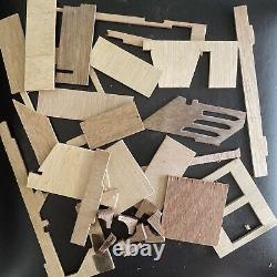 1983 Greenleaf The GLENCROFT Wooden Dollhouse Kit #8001 WithBox Vintage Artistic