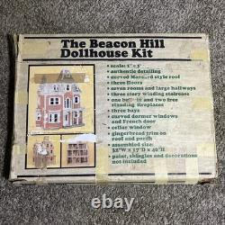1983 VTG in Box. The Beacon Hill Wooden Dollhouse Kit by Greenleaf As Is Read