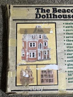 1983 VTG in Box. The Beacon Hill Wooden Dollhouse Kit by Greenleaf As Is Read