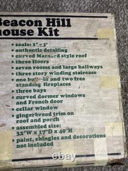 1983 VTG in Box. The Beacon Hill Wooden Dollhouse Kit by Greenleaf As Is Read