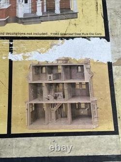 1983 VTG in Box. The Beacon Hill Wooden Dollhouse Kit by Greenleaf As Is Read
