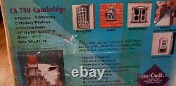 1991 DURA CRAFT CAMBRIDGE 9 Room MINIATURE DOLLHOUSE KIT Original Box DuraCraft