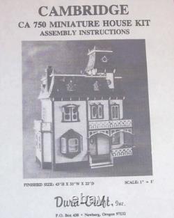 1991 Dura Craft CA 750 Cambridge Miniature Victorian Dollhouse excellent