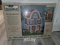 1991 Greenleaf The WILLOWCREST Wooden Dollhouse Kit 1=1 ft #8005 NEW IN BOX