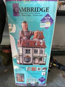 1991 Vintage Dura Craft Cambridge Wooden Dollhouse Kit CA 750 NEW IN BOX