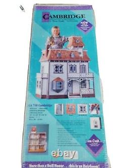 1991 Vintage Dura Craft Cambridge Wooden Dollhouse Kit CA 750 NEW IN ORIGINAL