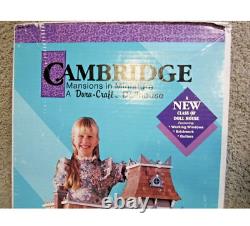 1991 Vintage Dura Craft Cambridge Wooden Dollhouse Kit CA 750 NEW IN ORIGINAL